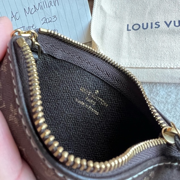 Louis Vuitton Mini Lin Key Pouch/ Cles - Picture 5 of 9